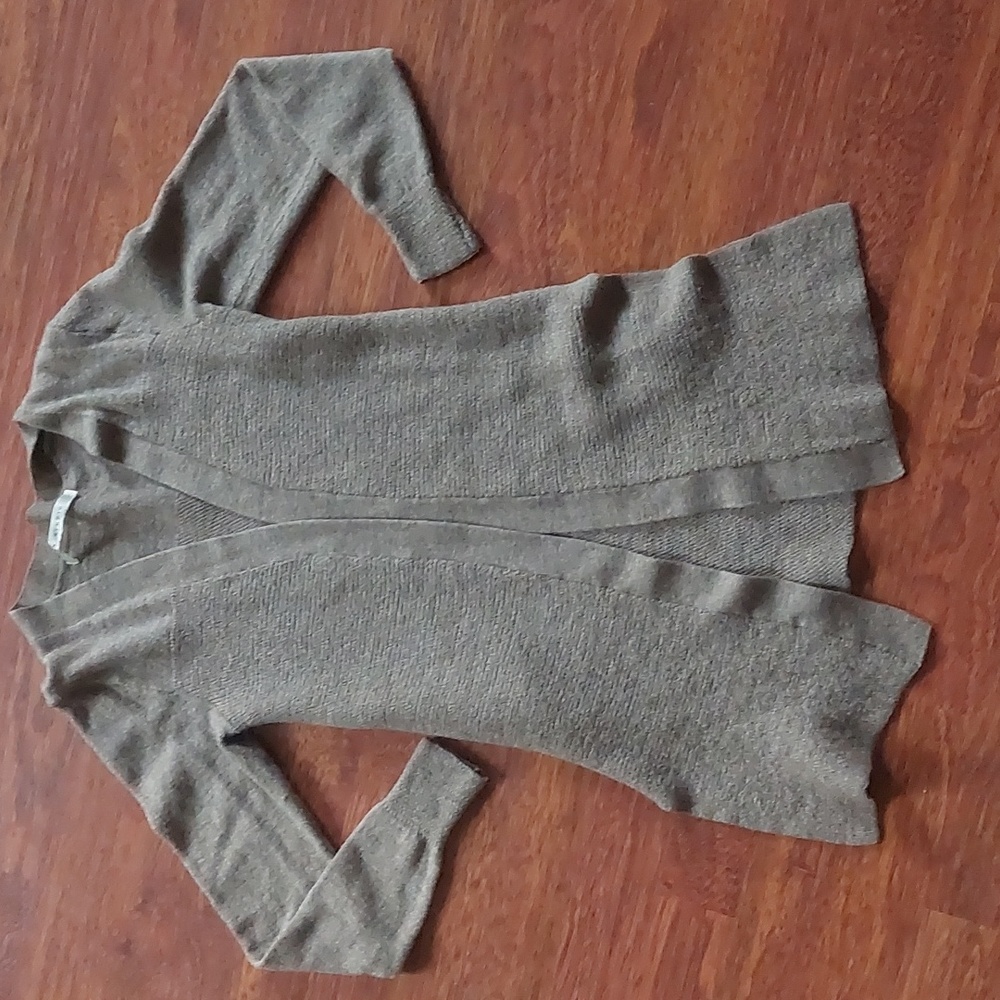 Wool blend cardigan